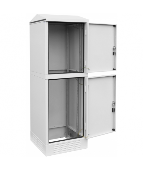SZK 30U 19” (18U+12U) Modular outdoor cabinet IP53