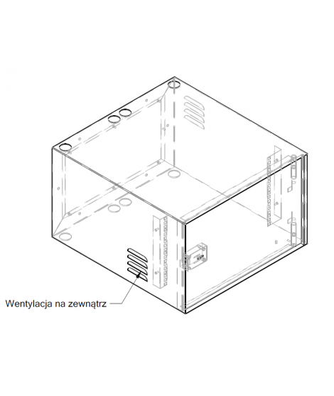 Armored cabinet SP-6U depth 600