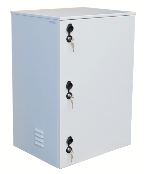 SM-80/55/45 19” 12U Mast Cabinet with ventilation IP53