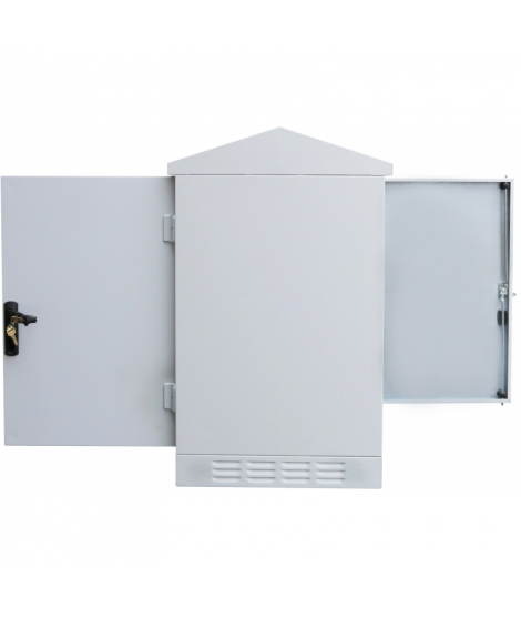 SZK 18U 19” 109/61/61 Szafa zewnętrzna dwudostępowa IP54