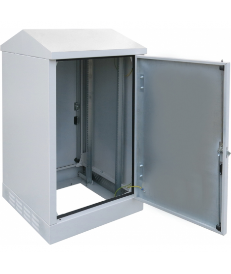 SZK 18U 19” 109/61/61 Szafa zewnętrzna dwudostępowa IP54
